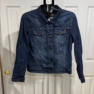 New York & Company Dark Blue Jean Jacket